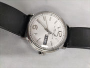  Shop Authentic Marc Jacobs Fergus White Dial Black Leather Strap Watch for Men - MBM5076 - Luxxuri