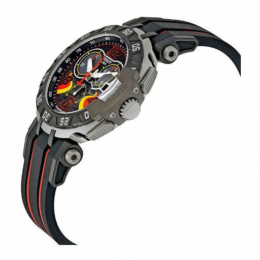  Shop Authentic Tissot T Race Chronograph Stefan Bradl Special Edition Black Dial Black Rubber Strap Watch for Men - T092.417.27.057.02 - Luxxuri