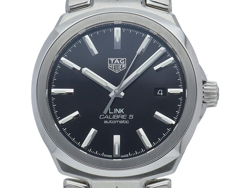  Shop Authentic Tag Heuer Link Quartz Black Dial Silver Steel Strap Watch for Women - WBC2110.BA0603 - Luxxuri