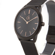  Shop Authentic Calvin Klein Minimal Black Dial Black Mesh Bracelet Watch for Women - K3M22421 - Luxxuri