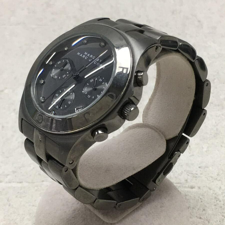  Shop Authentic Marc Jacobs Blade Chronograph Black Dial Black Steel Strap Watch for Women - MBM3103 - Luxxuri
