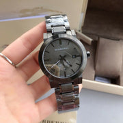  Shop Authentic Burberry The City Black Dial Black Steel Strap Watch for Men - BU9902 - Luxxuri