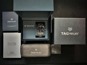  Shop Authentic Tag Heuer Carrera Automatic Chronograph Black Dial Silver Steel Strap Watch for Men - CBN2A1B.BA0643 - Luxxuri