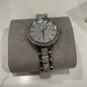  Shop Authentic Michael Kors Runway Crystals Silver Dial Silver Steel Strap Watch for Women - MK3822 - Luxxuri