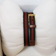  Shop Authentic Gucci G-Frame Multicolored Red and Green Dial Watch For Women - YA128527 - Luxxuri