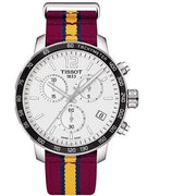  Shop Authentic Tissot Quickster Chronograph NBA Miami Heat Edition White Dial Two Tone NATO Strap Watch for Men - T095.417.17.037.08 - Luxxuri