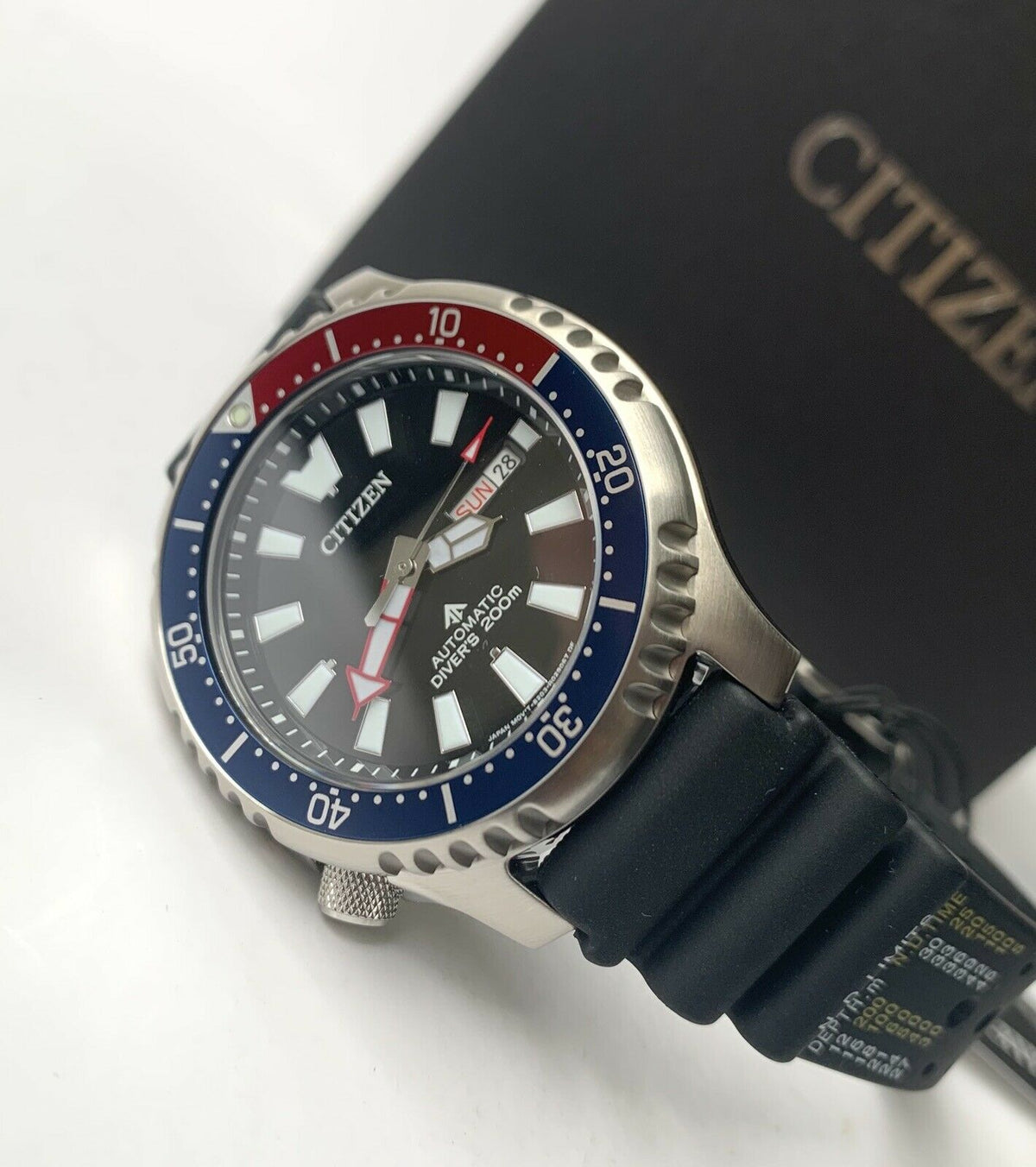  Shop Authentic Citizen Promaster Automatic 200M Diver Fugu Limited Edition Black Dial Black Rubber Strap Watch For Men - NY0110 - Luxxuri