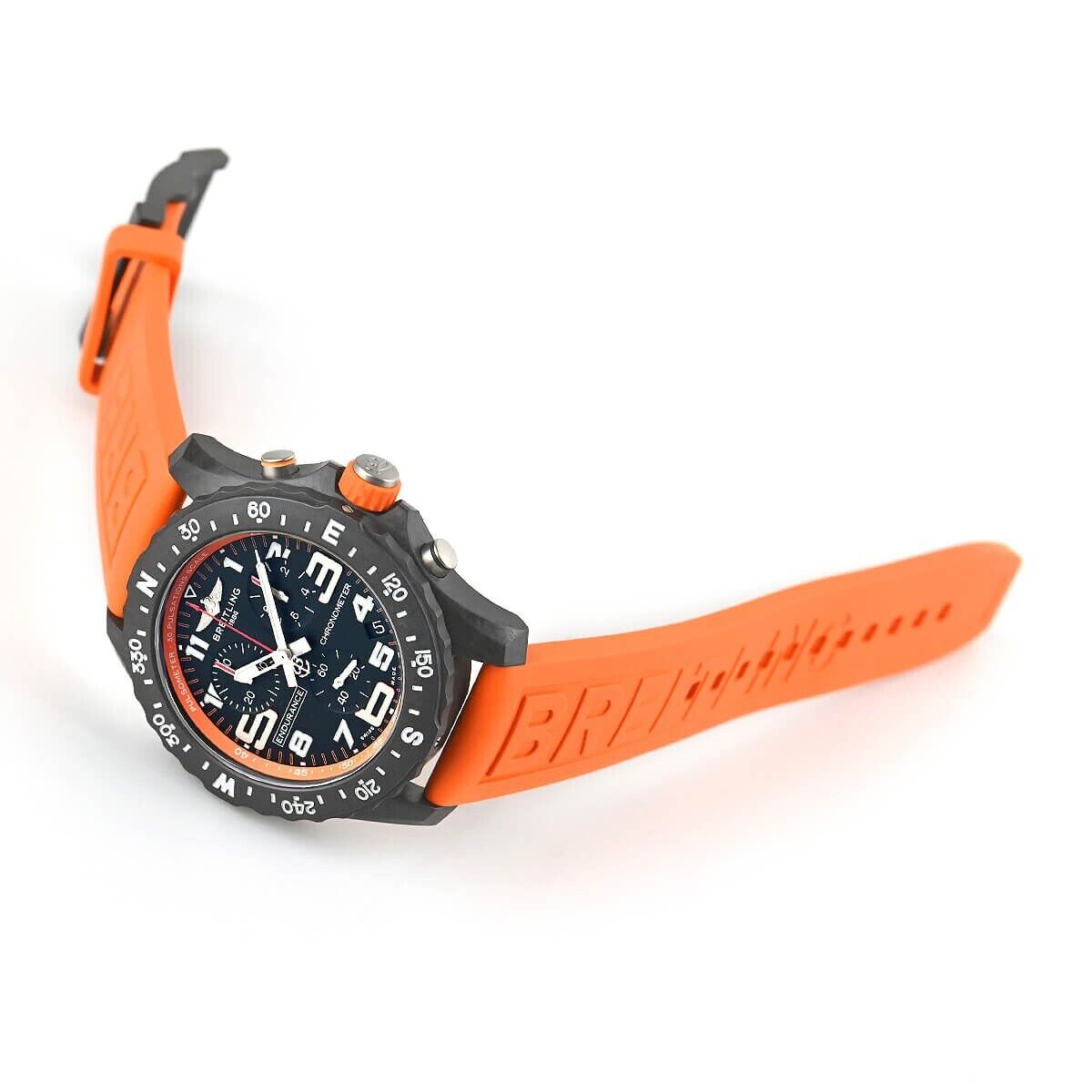  Shop Authentic Breitling Endurance Pro Black Dial Orange Rubber Strap Watch for Men - X82310A51B1S1 - Luxxuri