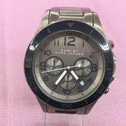  Shop Authentic Marc Jacobs Rock Chronograph Silver Dial Silver Steel Strap Watch for Men - MBM5028 - Luxxuri