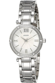  Shop Authentic Guess Park Ave White Dial Silver Steel Strap Watch for Women - W0767L1 - Luxxuri