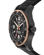  Shop Authentic Breitling Superocean Automatic 46mm Black Dial Black Rubber Strap Watch for Men - U17368221B1S1 - Luxxuri