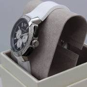  Shop Authentic Michael Kors Sidney Multifunction Black Dial White Silicone Strap Watch For Women - MK6947 - Luxxuri