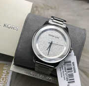  Shop Authentic Michael Kors Kinley Diamond Pave Silver Dial Silver Steel Strap Watch for Women - MK5996 - Luxxuri