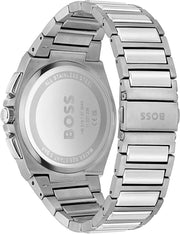  Shop Authentic Hugo Boss Steer Chronograph Blue Dial Silver Steel Strap Watch For Men - 1514048 - Luxxuri