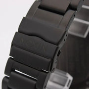Nixon 51-30 Chrono Black Dial Black Steel Strap Watch for Men - A083-957