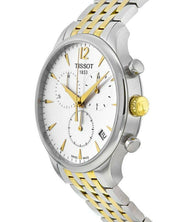  Shop Authentic Tissot T Classic Tradition Chronograph White Dial Two Tone Steel Strap Watch For Men - T063.617.22.037.00 - Luxxuri