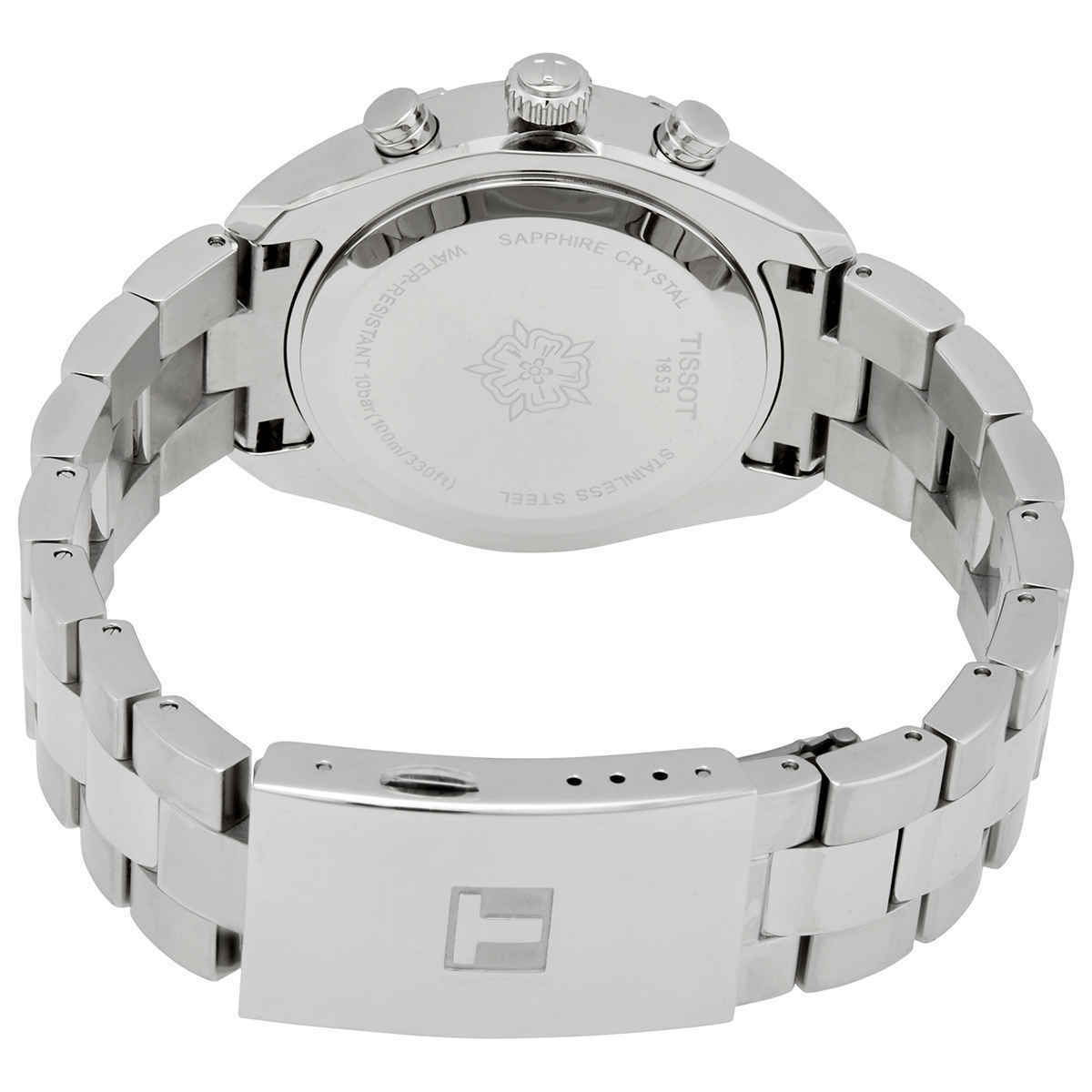  Shop Authentic Tissot PR 100 Sport Chic Chronograph Diamonds Blue Dial Silver Steel Strap Watch for Women - T101.917.11.046.00 - Luxxuri