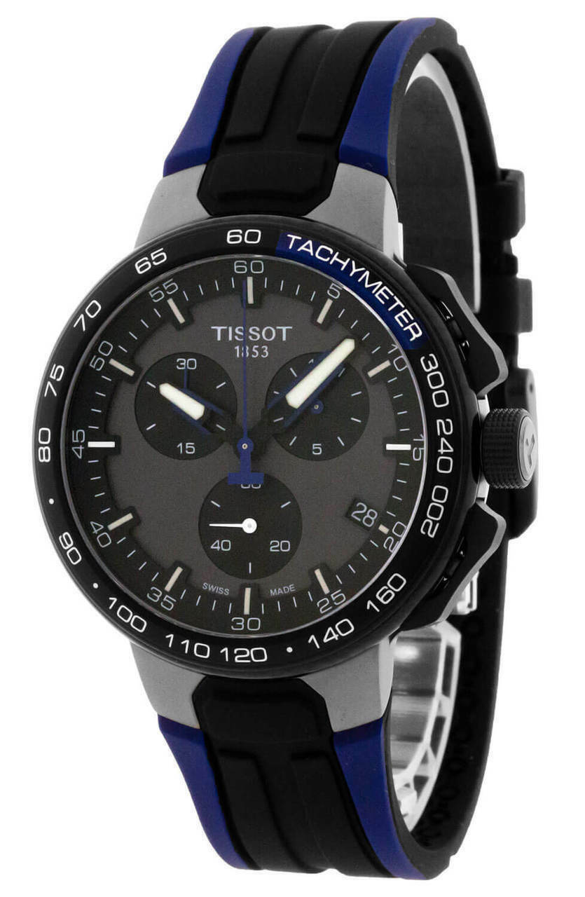  Shop Authentic Tissot T Race Cycling Black Dial Two Tone Rubber Strap Watch For Men - T111.417.37.441.06 - Luxxuri