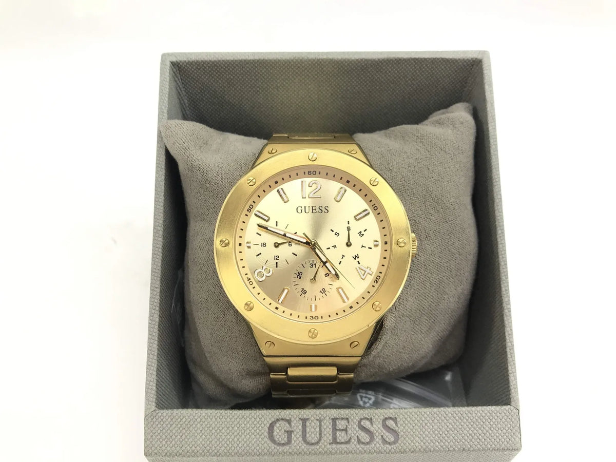  Shop Authentic Guess Scope Gold Dial Gold Steel Strap Watch for Men - GW0454G2 - Luxxuri