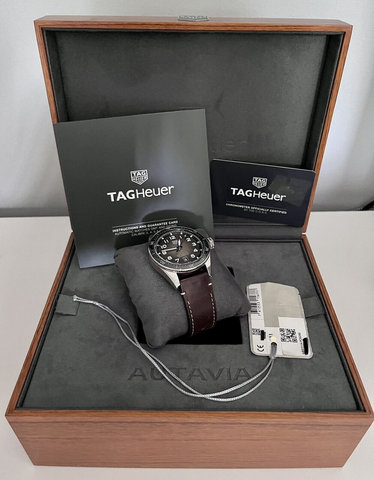 Shop Authentic Tag Heuer Autavia Automatic Grey Dial Watch for Men - WBE5114.FC8266 - Luxxuri