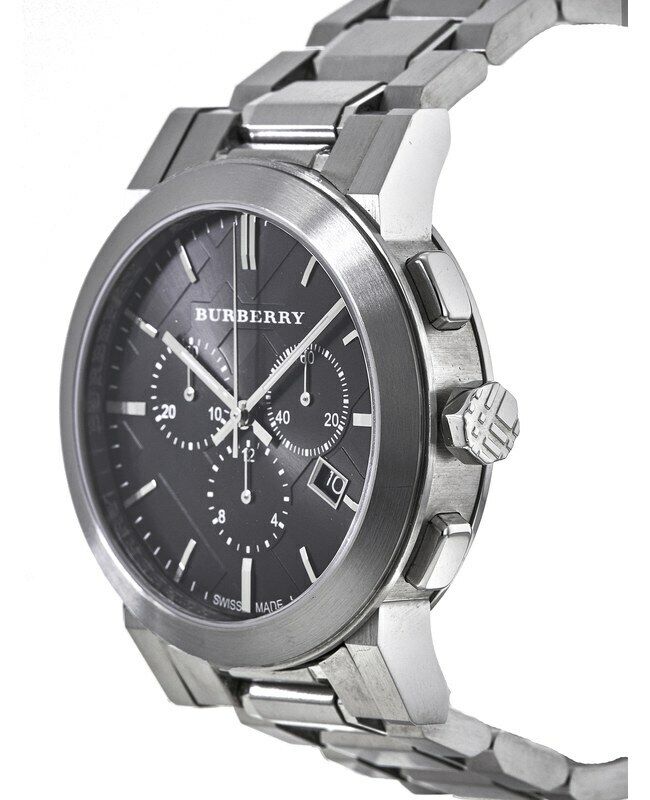  Shop Authentic Burberry The City Black Dial Silver Steel Strap Watch for Men - BU9351 - Luxxuri