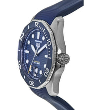  Shop Authentic Tag Heuer Aquaracer Professional 300 Automatic Blue Dial Blue Rubber Strap Watch for Men - WBP201B.FT6198 - Luxxuri