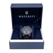  Shop Authentic Maserati Traguardo Chronograph Black Dial Black Mesh Bracelet Watch For Men - R8873612031 - Luxxuri
