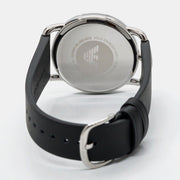  Shop Authentic Emporio Armani Aviator Quartz Black Dial Black Leather Strap Watch For Men - AR11336 - Luxxuri