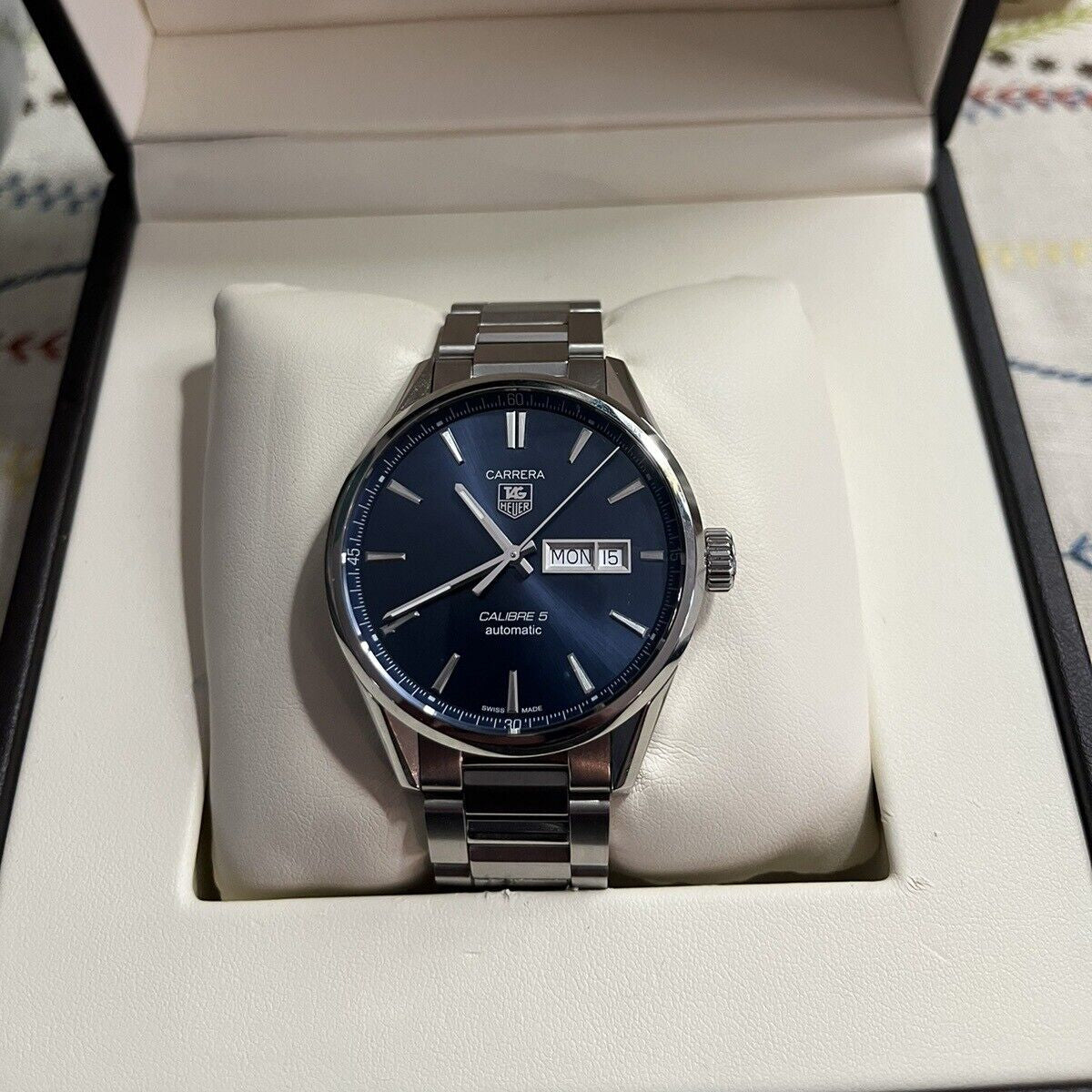  Shop Authentic Tag Heuer Carrera Blue Dial Watch for Men - WAR201E.BA0723 - Luxxuri