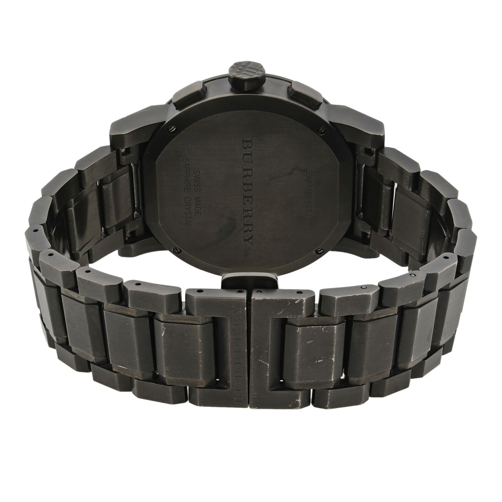  Shop Authentic Burberry The City Grey Dial Gunmetal Grey Steel Strap Watch for Men - BU9354 - Luxxuri