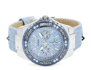  Shop Authentic Guess Limelight Quartz Blue Dial Blue Leather Strap Watch For Men - W0775l1 - Luxxuri