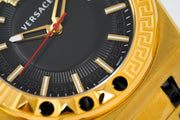  Shop Authentic Versace Chain Reaction Quartz Black Dial Two Tone Steel Strap Watch for Men - VEDY00619 - Luxxuri