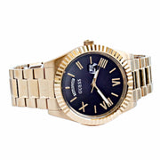  Shop Authentic Guess Connoisseur Black Dial Gold Steel Strap Watch for Men - GW0265G3 - Luxxuri