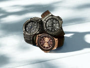  Shop Authentic Guess Rigor Analog Quartz Black Dial Brown Leather Strap Watch For Men - W0040G2 - Luxxuri