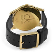  Shop Authentic Calvin Klein City Silver Dial Black Leather Strap Watch For Men - K2G21520 - Luxxuri