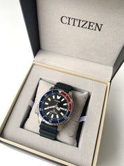  Shop Authentic Citizen Promaster Automatic 200M Diver Fugu Limited Edition Black Dial Black Rubber Strap Watch For Men - NY0110 - Luxxuri