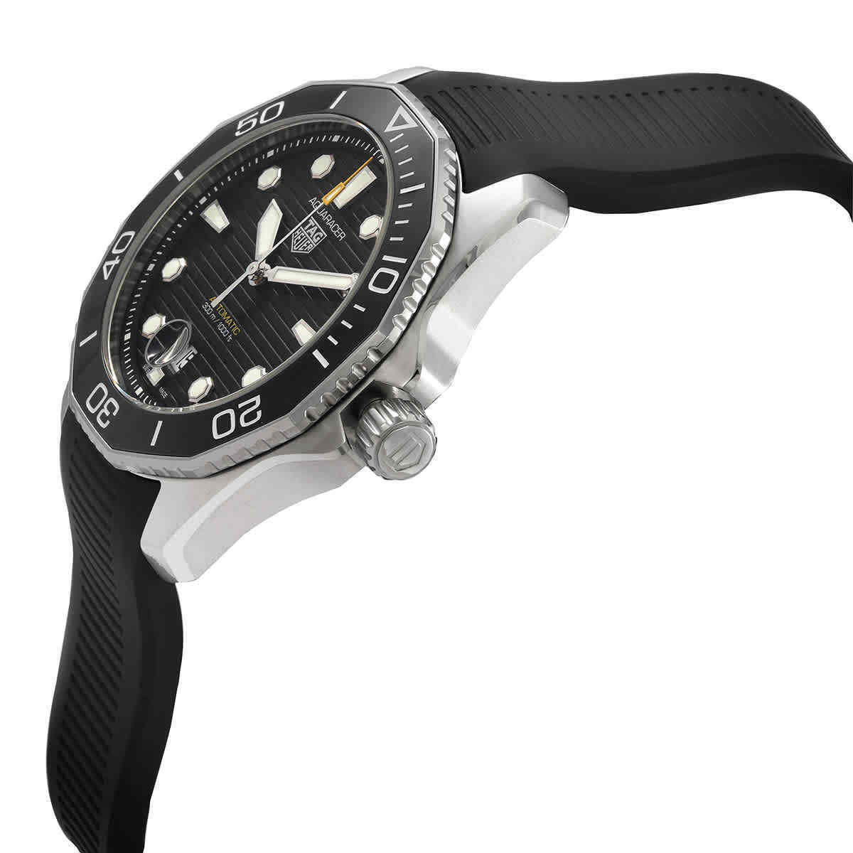  Shop Authentic Tag Heuer Aquaracer Professional 300 Automatic Black Dial Black Rubber Strap Watch for Men - WBP201A.FT6197 - Luxxuri
