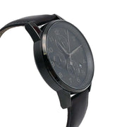  Shop Authentic Hugo Boss Navigator Black Dial Black Leather Strap Watch for Men - 1513497 - Luxxuri
