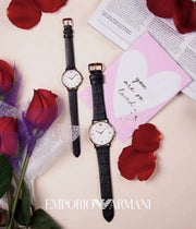  Shop Authentic Emporio Armani Kappa Quartz White Dial Black Leather Strap Watch For Men - AR80015 - Luxxuri