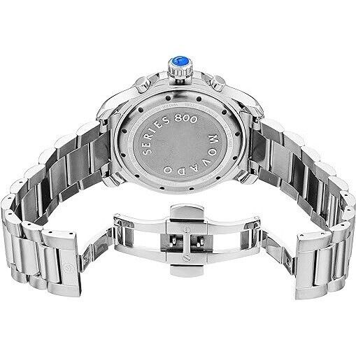  Shop Authentic Movado Series 800 Blue Dial Silver Steel Strap Watch for Men - 2600151 - Luxxuri