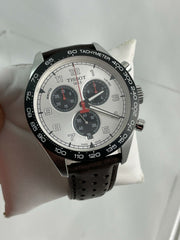  Shop Authentic Tissot T Sport PRS 516 Chronograph Silver Dial Brown Leather Strap Watch for Men - T131.617.16.032.00 - Luxxuri