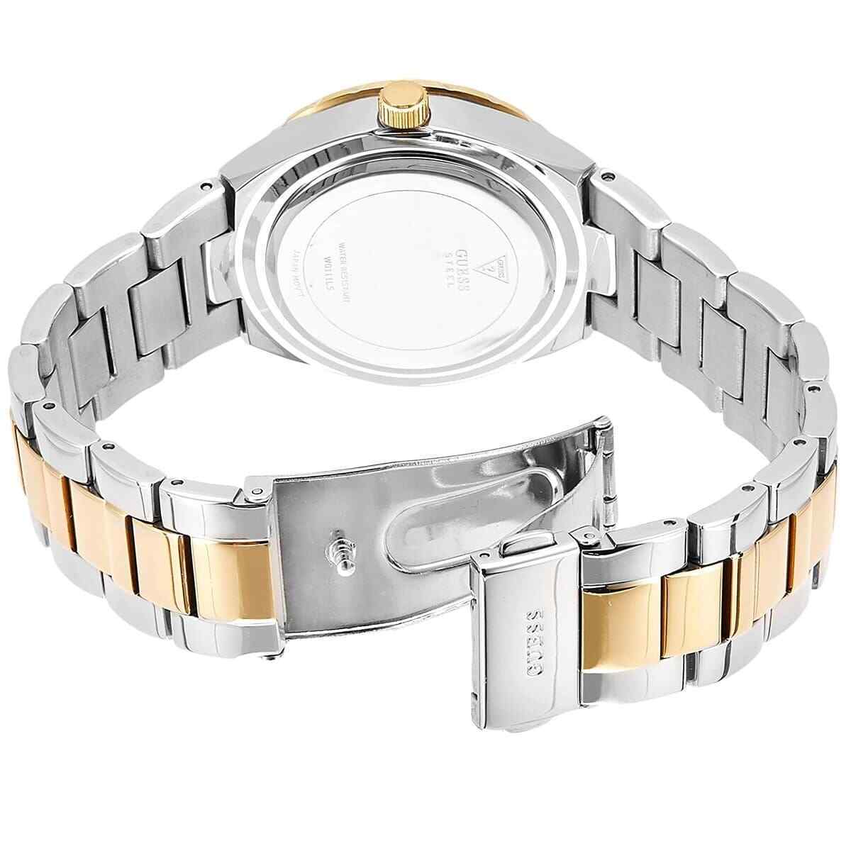  Shop Authentic Guess Viva Diamonds Silver Dial Two Tone Steel Strap Watch for Women - W0111L5 - Luxxuri