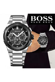  Shop Authentic Hugo Boss Supernova Chronograph Black Dial Silver Steel Strap Watch for Men - 1513359 - Luxxuri