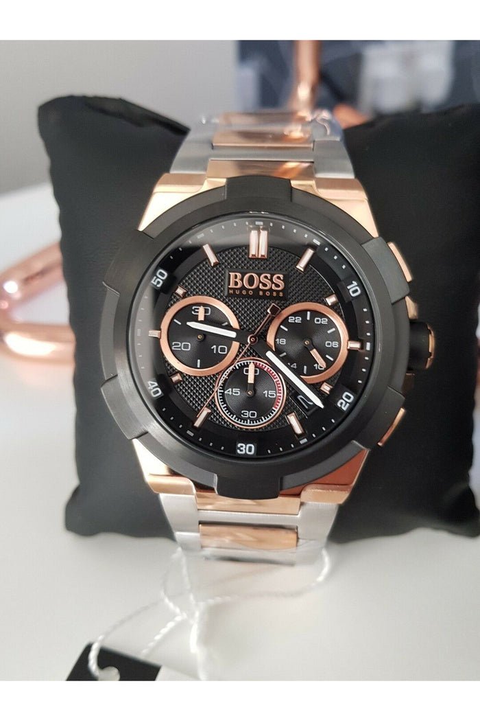  Shop Authentic Hugo Boss Supernova Black Dial Two Tone Steel Strap Watch for Men - 1513358 - Luxxuri