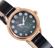  Shop Authentic Marc Jacobs Betty Mother of Pearl Black Dial Black Leather Strap Watch for Women - MJ1513 - Luxxuri