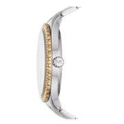  Shop Authentic Michael Kors Layton Quartz Silver Dial Two Tone Steel Strap Watch For Women - MK6899 - Luxxuri