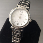  Shop Authentic Guess Park Ave White Dial Silver Steel Strap Watch for Women - W0767L1 - Luxxuri