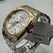  Shop Authentic Bulova Classic Multi Function Silver Dial Two Tone Steel Strap Watch for Men - 98C142 - Luxxuri