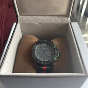  Shop Authentic Gucci G Timeless Sport Black Dial Two Tone NATO Strap Watch For Men - YA126229 - Luxxuri