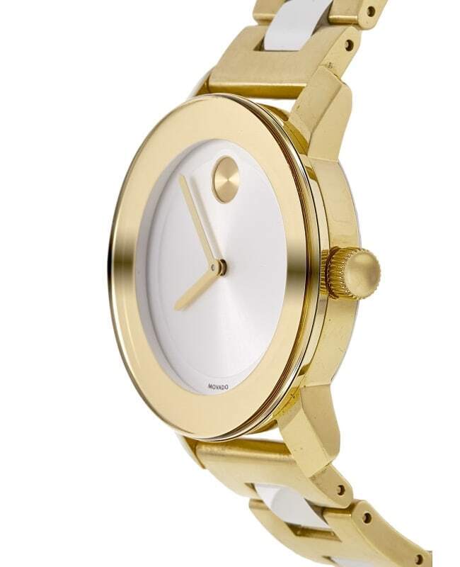  Shop Authentic Movado Bold Silver Dial Two Tone Steel Strap Watch for Women - 3600129 - Luxxuri